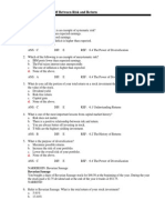 Tradeoff Between Risk and Return