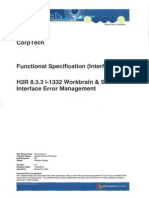 Functional Specification Workbrain and SAP Interface Error Management