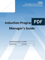 Induction Programme Manager's Guide