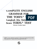 Complete English Grammar For The TOEFL Test