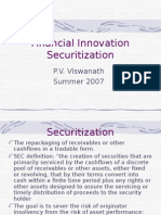 Securitization of Banks