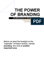 The Power of Branding