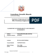 Lab Report For Permeability and Porosity