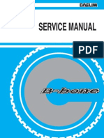 Daelim B-Bone 125cc Service Manual 27MB