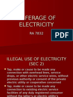 Pilferage of Electricity