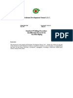 PR-1272 Standard Welding PQRs For On-Plot Piping