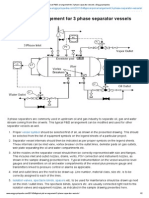 Typical P&ID Arrangement For 3 Phase Separator Vessels - Enggcyclopedia