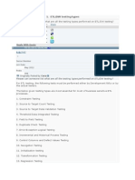 Please Can Someone List What Are All The Testing Types Performed On ETL/DW Testing?