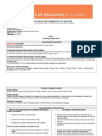 General Lesson Plan Template For Ece and Ecse: (Note: All Words and Phrases in Can Be Found in The Edtpa Glossary)