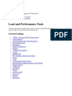 Load and Performance Tools