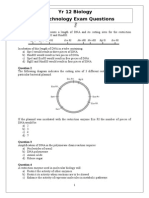 Biotechnology Worksheet