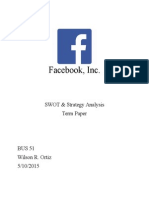 Facebook - SWOT & Strategy Analysis