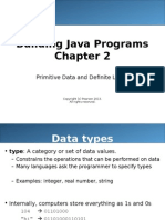 Ch02 Primitive Data Definite Loops