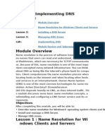 Implementing DNS