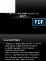 Coordination and Organizational Design