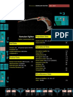 Romulan Fighter: Propulsion Data