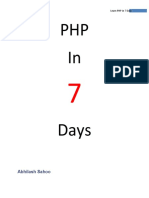 Learn PHP in 7 Days