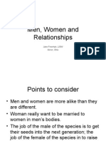 Men, Women and Relationships