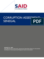 Rapport USAID Corruption Au Sénégal