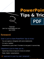 Powerpoint Tips and Tricks