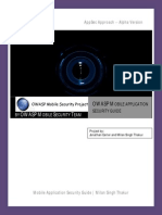 OWASP MSTG Alpha - Release PDF