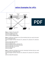 Configuration Examples For VPCs