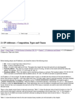 2-1 IP Addresses - Composition, Types and Classes - Free CCNA Study Guide Free CCNA Study Guide