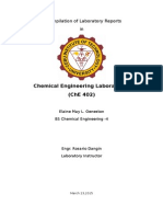 A Compilation of Laboratory Reports