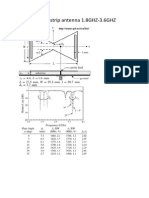 Bow Tie Microstrip Antenna