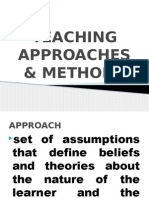 Teaching Approaches & Methods