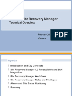 Site Recovery Manager Technical Overview