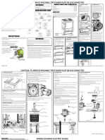 Kenmore Laundry Center Model #2661532 - GE Manual - Looks Very Close To Kenmore's Torn Manual I Have