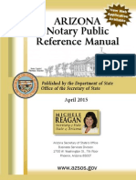 AZ Notary Public Reference Manual