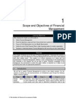 Scope and Objectives of Financial Management