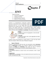 Chapter 1 Cement Civil Engineering Material