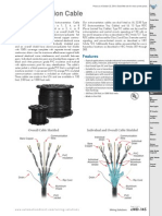 Instrumentation Cable: Features