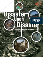 Disaster Upon Disaster: Lessons Beyond Yolanda