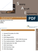 Epang Ircraft Ngineering: An Introduction To Design Organization Approval (Doa)