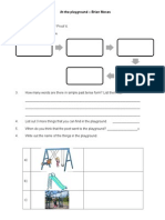 Swung On The Swings: at The Playground - Brian Moses