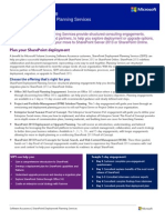 SharePoint Deployment Planning Services Datasheet