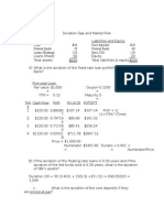 Duration Gap and Market Risk