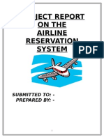 Airline Reservation Project