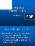 Membrane Processes