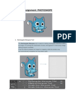 Assignment: PHOTOSHOPE: 1. Rectangular Marquee Tool