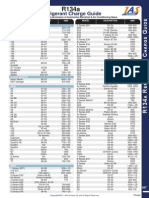 R134a Refrigerant Chart Guide