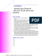 Network Layer Protocols: Arp, Ipv4, Icmp, Ipv6, and Icmpv6: Review Questions