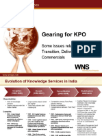 Gearing For KPO: Some Issues Related To Transition, Delivery & Commercials