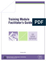 Training Module Facilitator's Guide