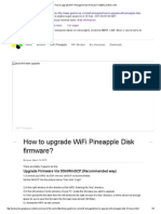 How To Upgrade WiFi Pineapple Disk Firmware - GEEKLOVES