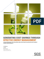 Generating Cost Savings Through Effective Energy Management